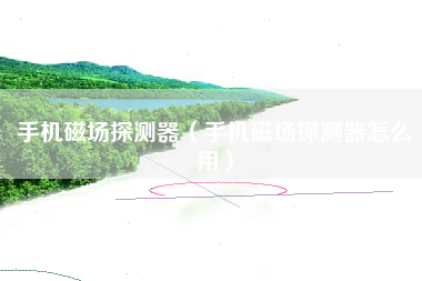 手机磁场探测器（手机磁场探测器怎么用）