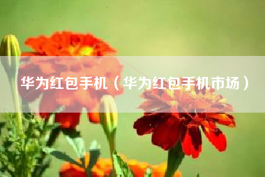 华为红包手机（华为红包手机市场）